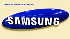 27 Samsung Molded Logo Sign orig