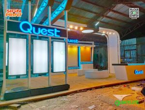 quest dental booth design and build project 02 min